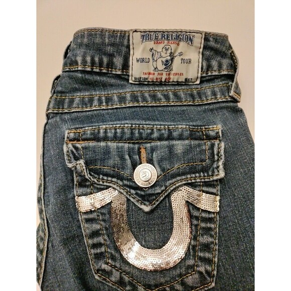 Ladies True Religion World Tour Jean Sequin Pockets - Picture 2 of 16